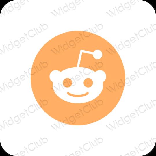 Esthetische Reddit app-pictogrammen