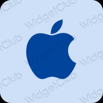 Estetyka fioletowy Apple Store ikony aplikacji