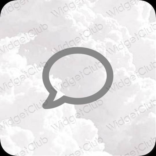 រូបតំណាងកម្មវិធី Messages សោភ័ណភាព