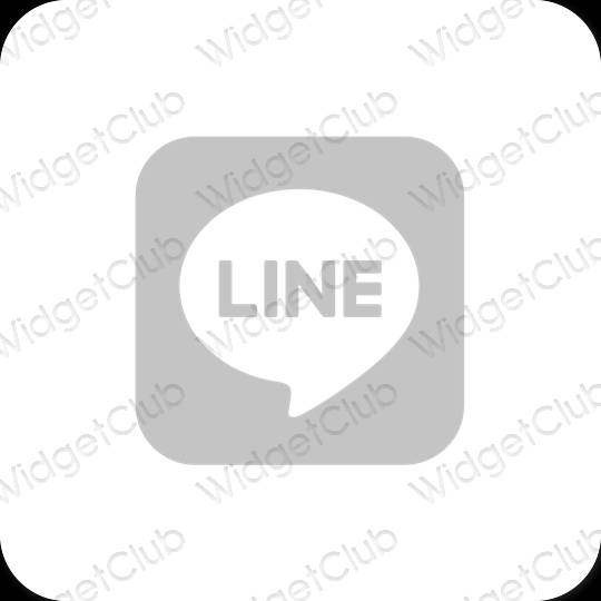 Esthetische LINE app-pictogrammen