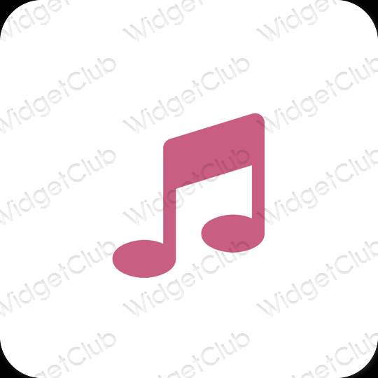 Icônes d'application Apple Music esthétiques