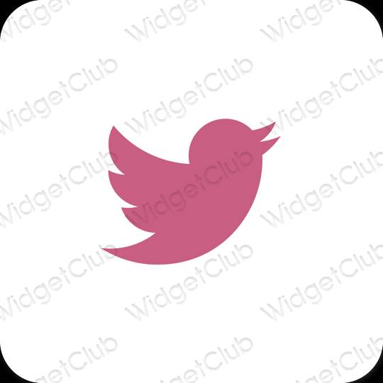 Естетичні Twitter значки програм