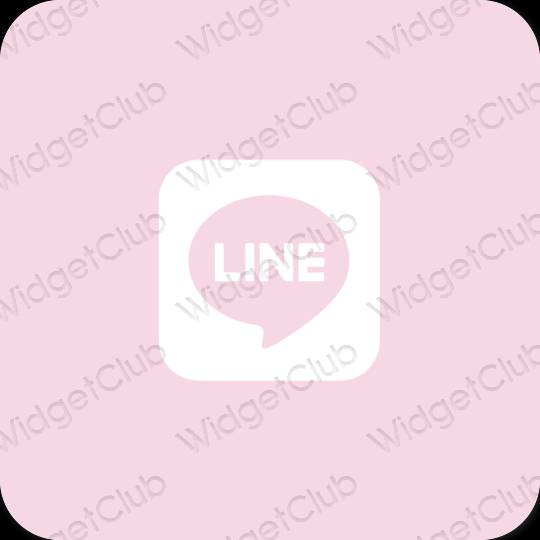 Esthetische LINE app-pictogrammen