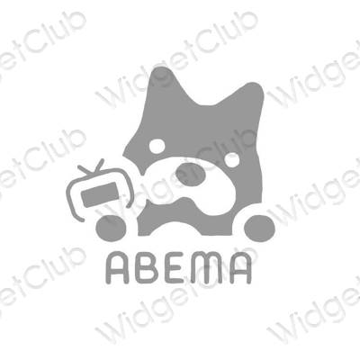 Estetické ikony aplikací AbemaTV