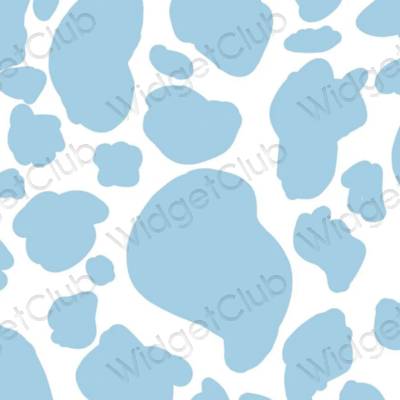 Estetické pastelovo modrá Amazon ikony aplikácií