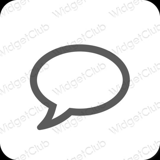 Esthetische Messages app-pictogrammen