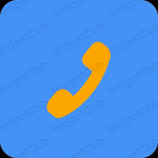 Естетичен лилаво Phone икони на приложения