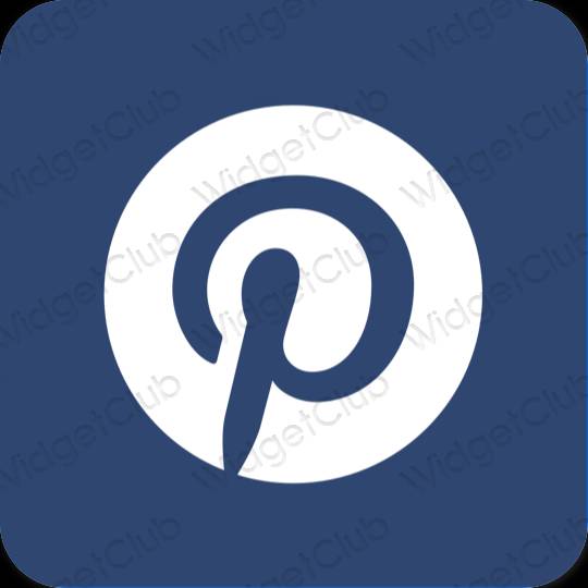 미적 Pinterest 앱 아이콘