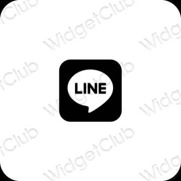 Esthetische LINE app-pictogrammen