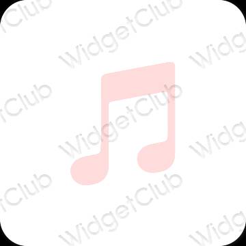 Biểu tượng ứng dụng Apple Music thẩm mỹ