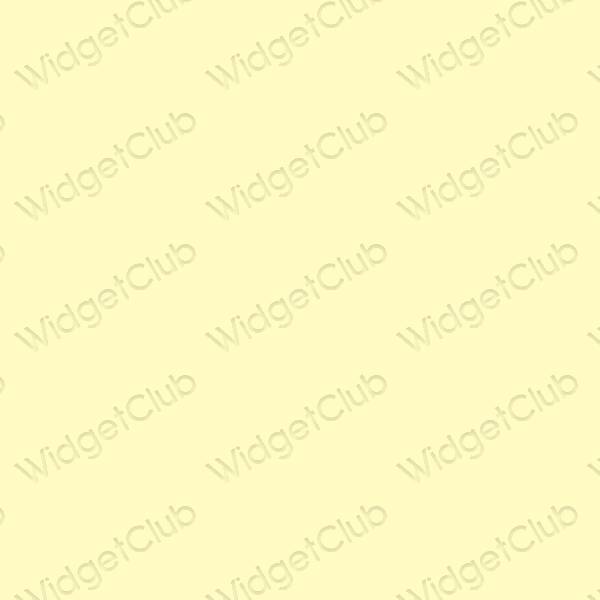 Estetik kuning SHEIN ikon aplikasi
