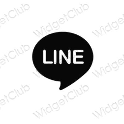 Estetske LINE ikone aplikacija