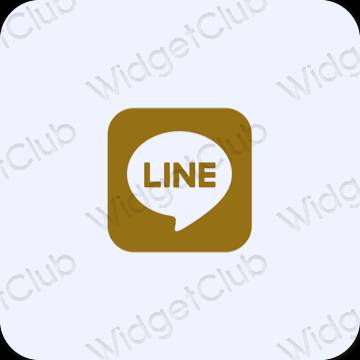 Эстетические LINE значки приложений