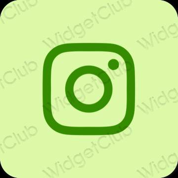 Estetické ikony aplikací Instagram