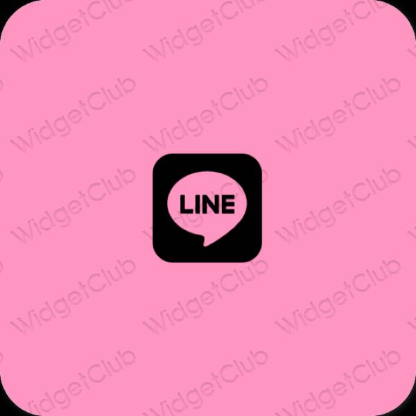 Aesthetic LINE app icons