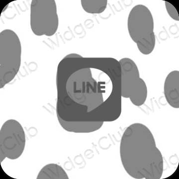 Esthetische LINE app-pictogrammen