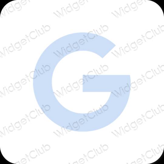 Esthetische Google app-pictogrammen