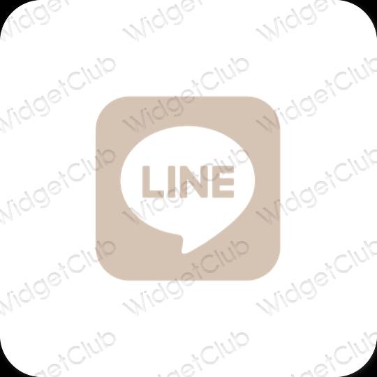 រូបតំណាងកម្មវិធី LINE សោភ័ណភាព