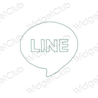 نمادهای برنامه زیباشناسی LINE