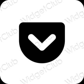 Estetické ikony aplikácií Pocket