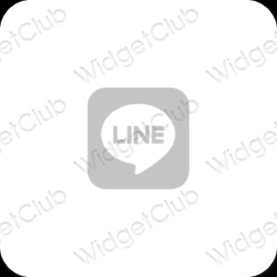 Esthetische LINE app-pictogrammen