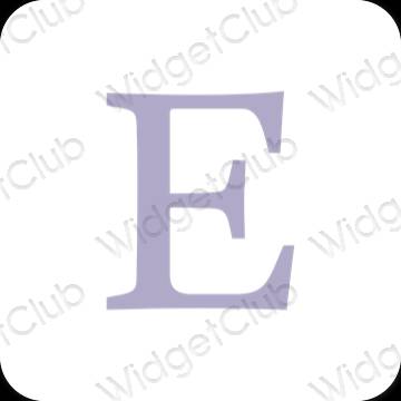 Esthetische Etsy app-pictogrammen