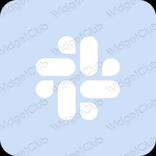 Estetic Violet Slack pictogramele aplicației