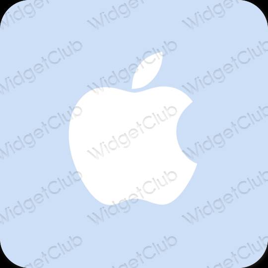 Estetico porpora Apple Store icone dell'app