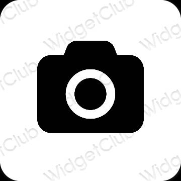 Esthetische Camera app-pictogrammen