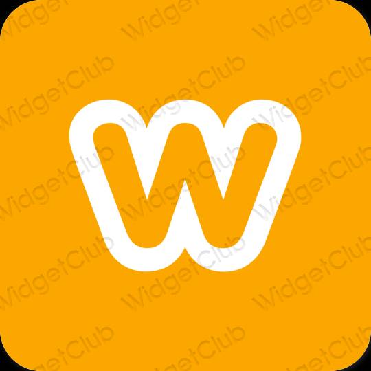 Estetico arancia Camera icone dell'app