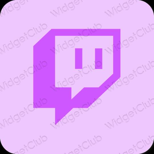 Естетични Twitch икони на приложения