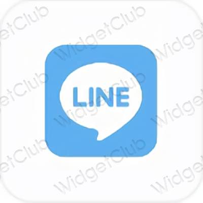 نمادهای برنامه زیباشناسی LINE