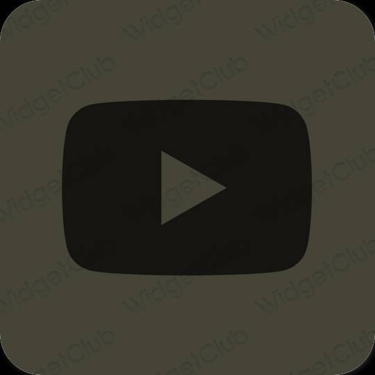 Ästhetische Youtube App-Symbole