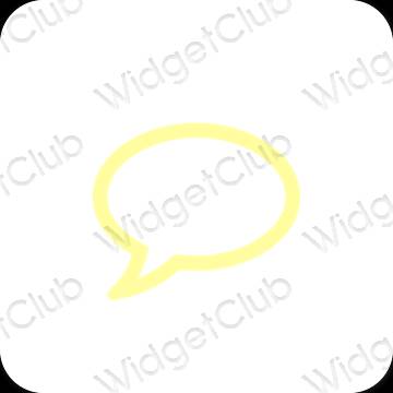 جمالية Messages أيقونات التطبيقات