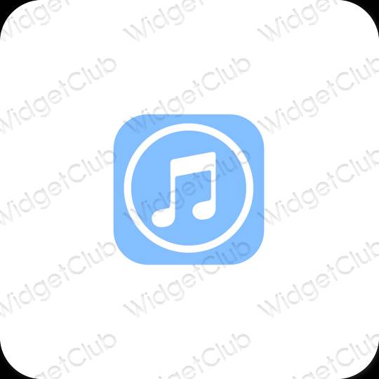 Estetske LINE MUSIC ikone aplikacij