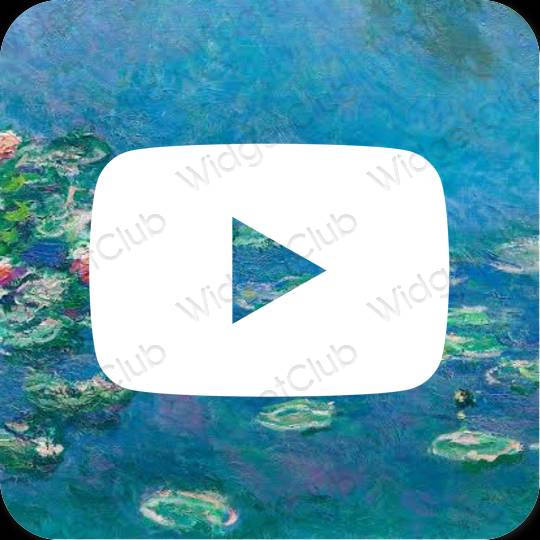 Aesthetic Youtube app icons