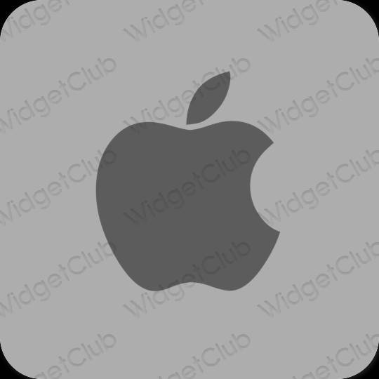 Естетичен сиво Apple Store икони на приложения