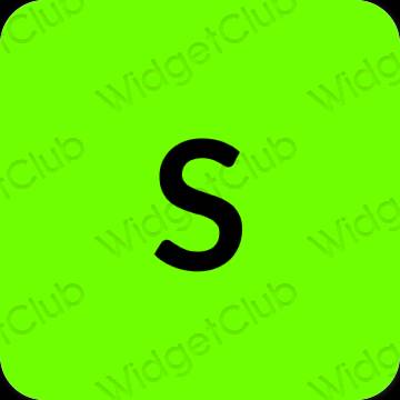 Естетичен зелено SHEIN икони на приложения