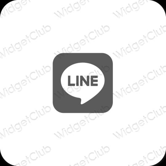 Естетични LINE икони на приложения