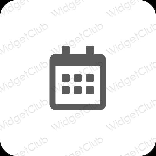 Estetyczne Calendar ikony aplikacji