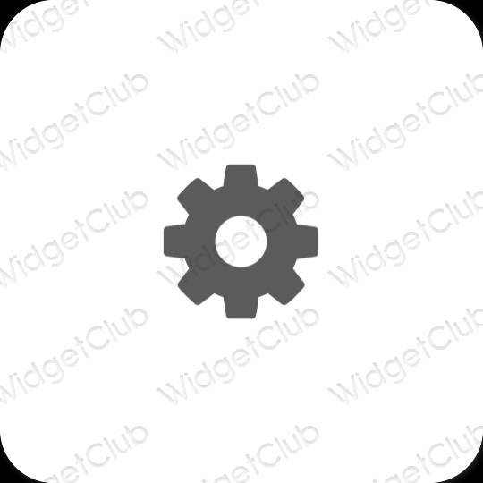 Ästhetische Settings App-Symbole