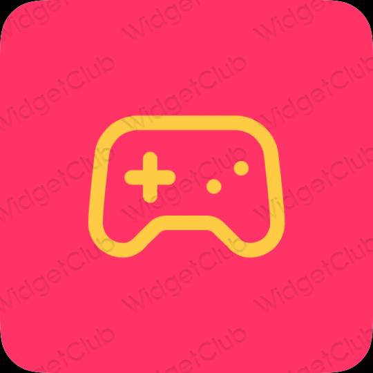 ესთეტიკური Game აპლიკაციის ხატები