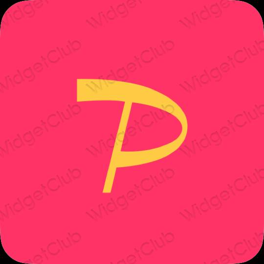 Aesthetic purple PayPay app icons