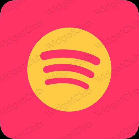 Aesthetic purple Spotify app icons