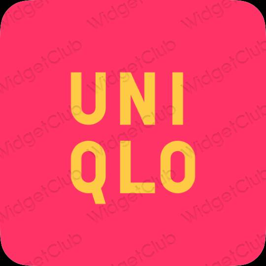 ესთეტიკური UNIQLO აპლიკაციის ხატები