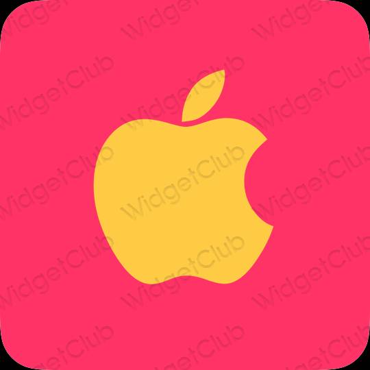 Aesthetic purple Apple Store app icons