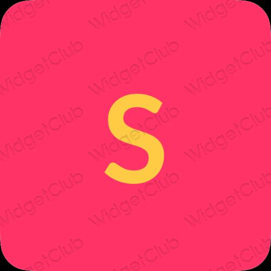 Aesthetic purple SHEIN app icons