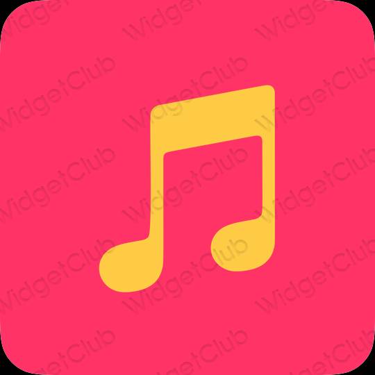 Aesthetic purple Apple Music app icons