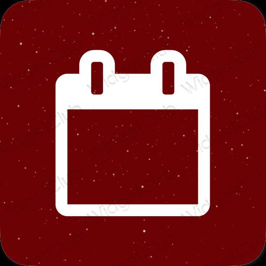 Aesthetic purple Calendar app icons