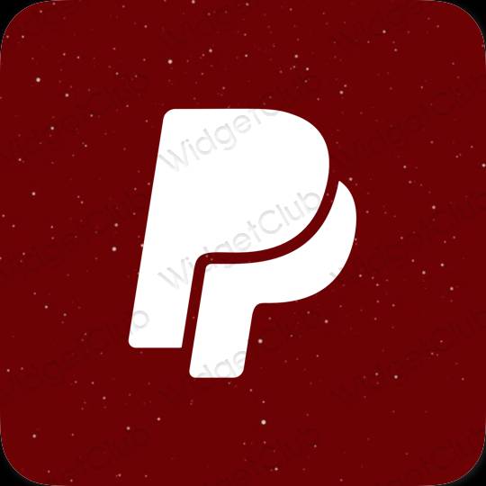 Aesthetic purple Paypal app icons